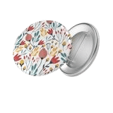 Broche (badge) - Motif fleuri #119 - Maison Joliette – Image 2