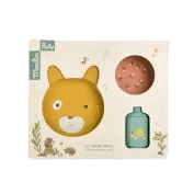 Set vaisselle silicone - Trois petits lapins - Moulin Roty