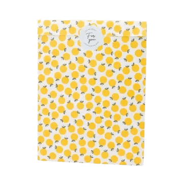 Pochette cadeau citron