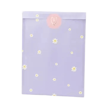 Pochette cadeau marguerites