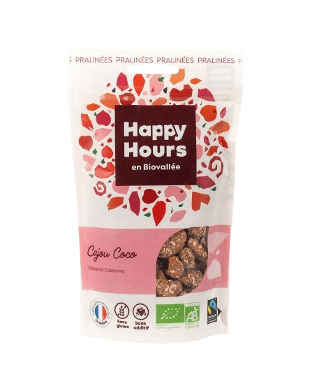 Sachet Cajou Coco Miel Bio équitable - Happy hours