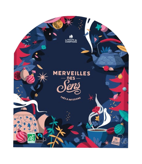 Calendrier de l'avent infusettes merveilles des sens - La Route des Comptoirs