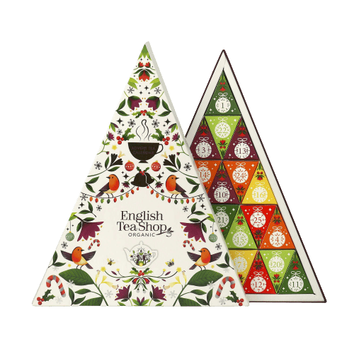 Calendrier de l’Avent Triangle Blanc Bio 25 sachets - English tea shop