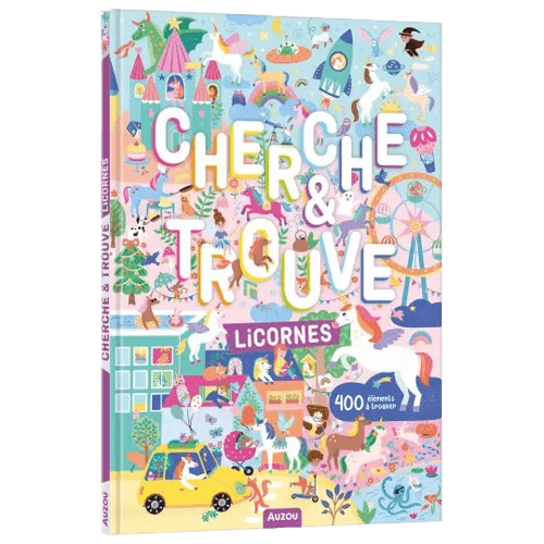 Cherche Et Trouve - Licornes - livre - Auzou