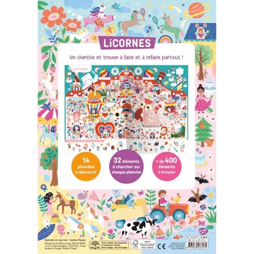 Cherche Et Trouve - Licornes - livre - Auzou – Image 4