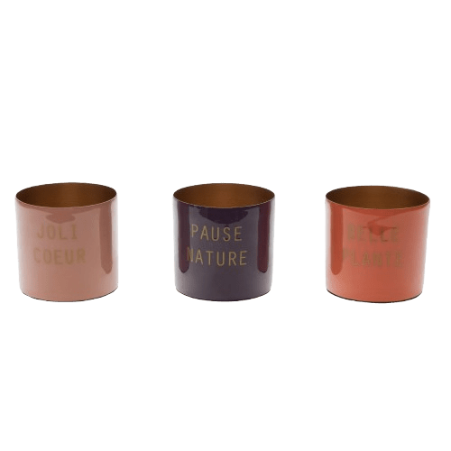 Cache pot nature - 3 assortiments