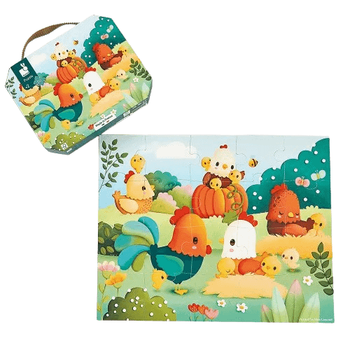 Bienvenue A La Basse-Cour 20 Pcs - thème ferme - Janod – Image 3