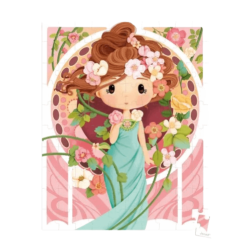 Puzzle Inspired By Mucha - 100 Pcs - Janod – Image 2