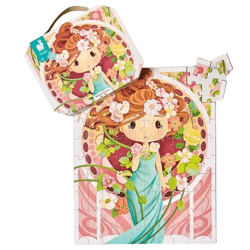 Puzzle Inspired By Mucha - 100 Pcs - Janod – Image 3