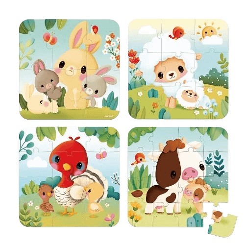 Ferme - Puzzles Evolutifs Animaux Ferme - Janod – Image 2