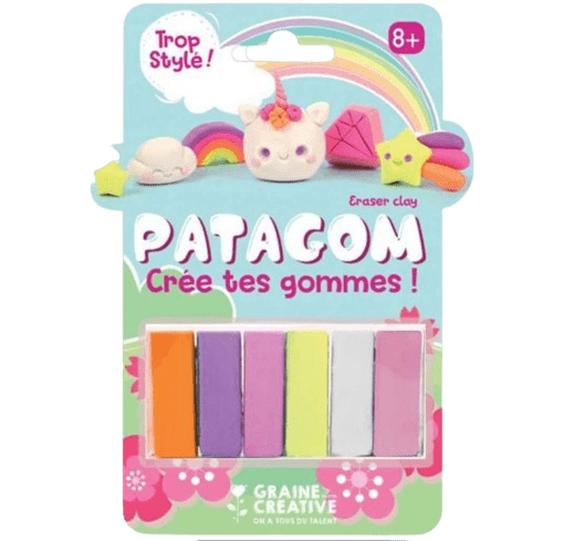 6 pains de patagom - Licorne - Graine créative