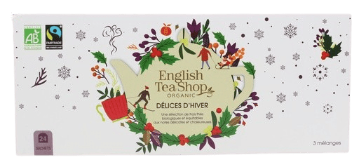 Coffret Délices d'Hiver Blanc Bio - 24 sachets - English Tea Shop