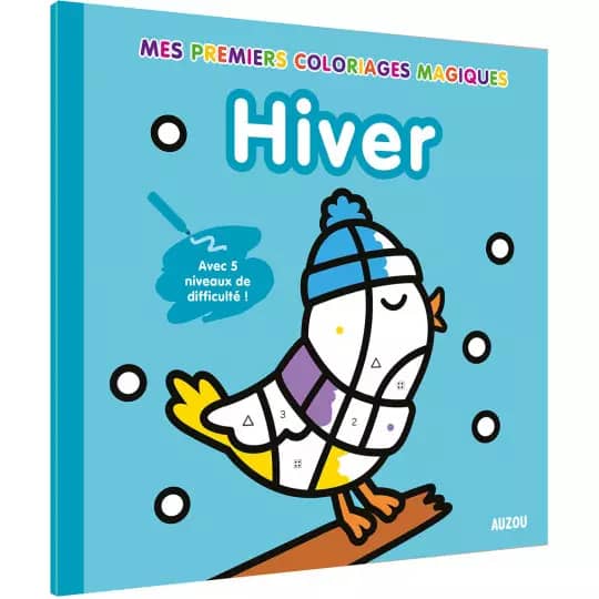 Mes premiers coloriages magiques - Hiver - AUZOU