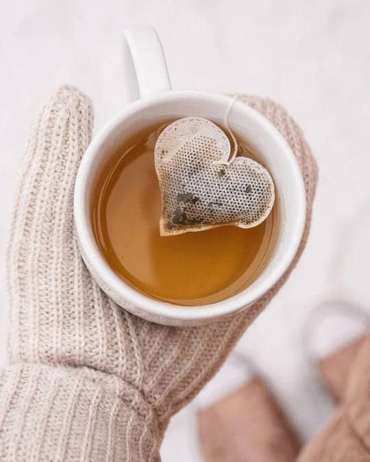 5 Sachets de thé bio forme coeur xoxo - thé vert ananas passion - tea heritage – Image 2