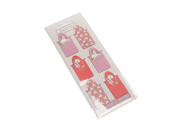 Marques page licorne - Lot de 6