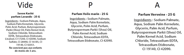 Savons Karité en cubes - parfums mixtes - "PAPA" - Savonnerie de la drôme – Image 2