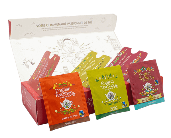Coffret Délices Noël Rouge Bio - 24 sachets - English Tea Shop – Image 2