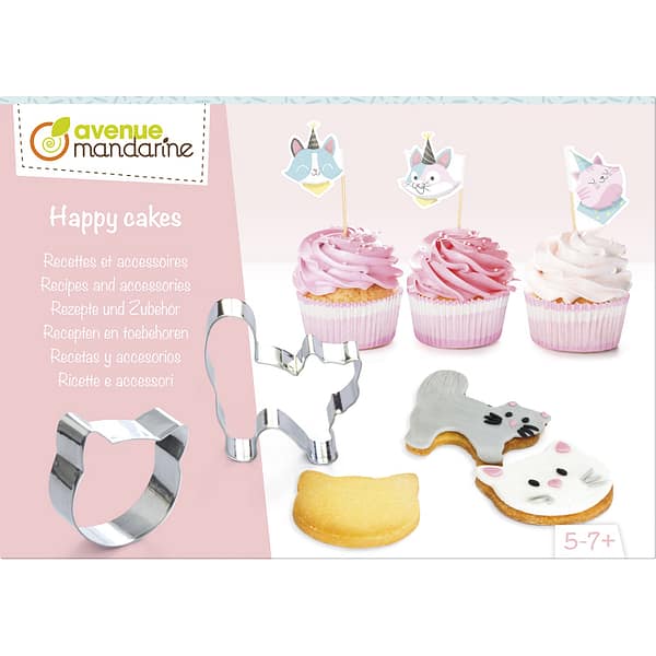 Happy Cakes Chats - Boite créative - Avenue Mandarine