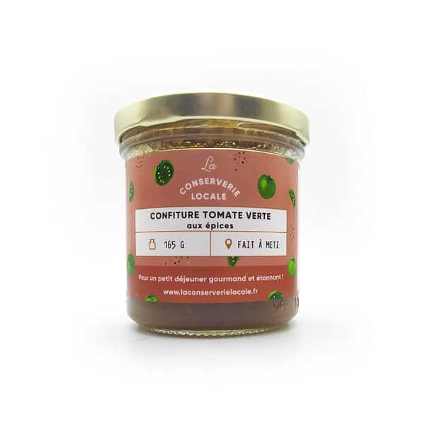 Confiture tomate verte épices - La conserverie locale