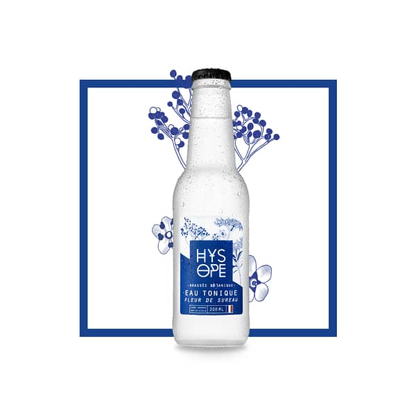 Eau tonique fleur de sureau bio - 20cl - Hysope