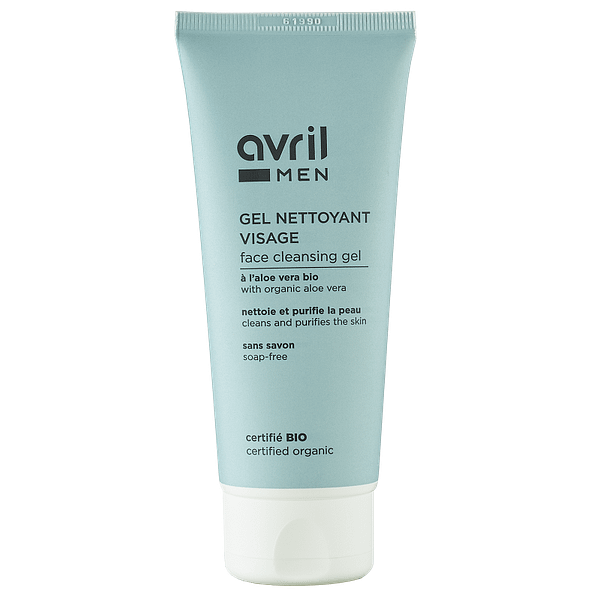 Gel nettoyant visage Homme 100 ml - Certifié bio - Avril