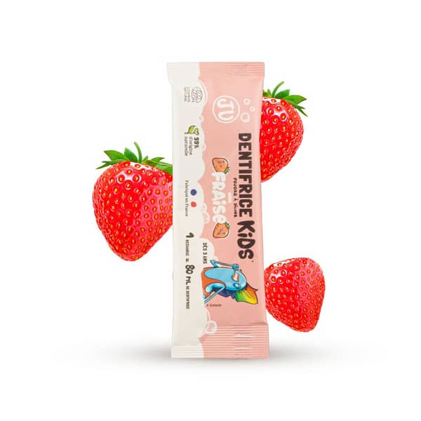Dentifrice rechargeable poudre - fraise - enfants - (ex Juliette) - Pimpant