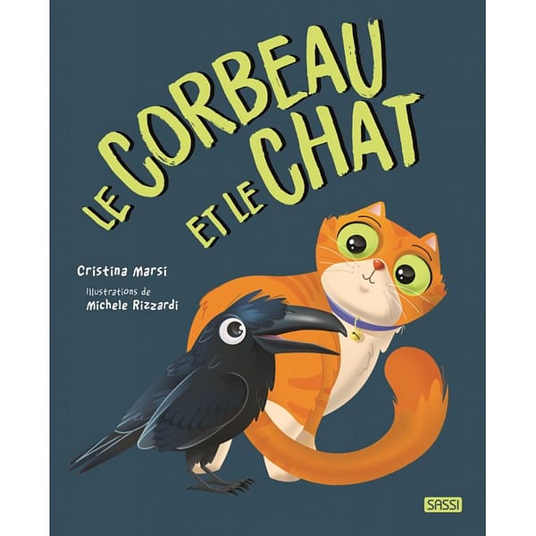 Livre le corbeau et le chat - livre - Sassi