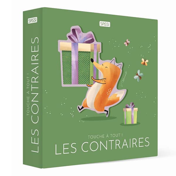 Les contraires - livre touche à tout - Sassi