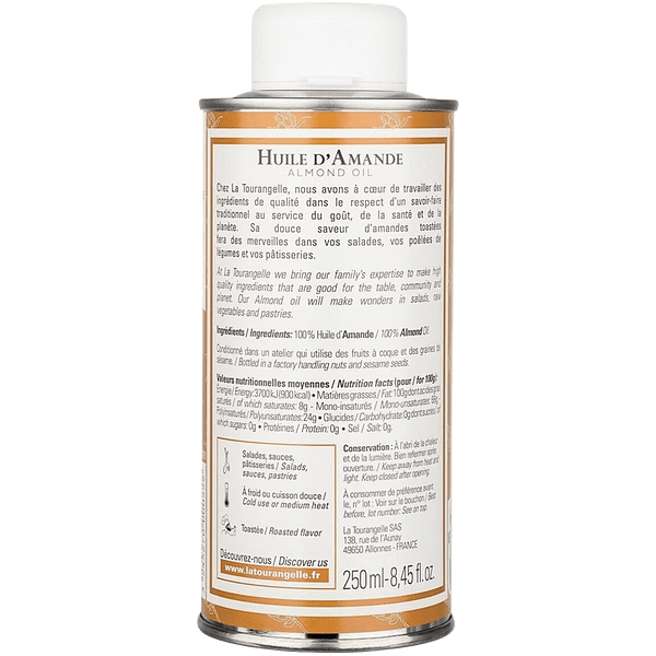 Huile d'amande toastée - 250 ml - La tourangelle – Image 4