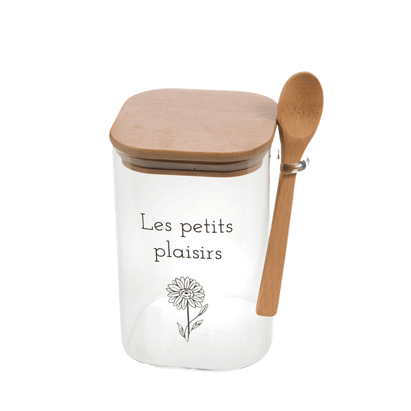 Bonbonnière avec cuillère Florie - petit modèle