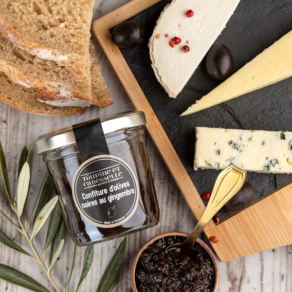 Confiture d'olive noire au gingembre - Toupine et cabesselle