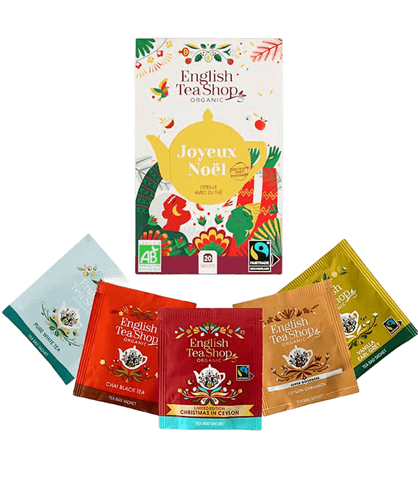 Assortiment Joyeux Noël Bio - 20 sachets - English tea shop
