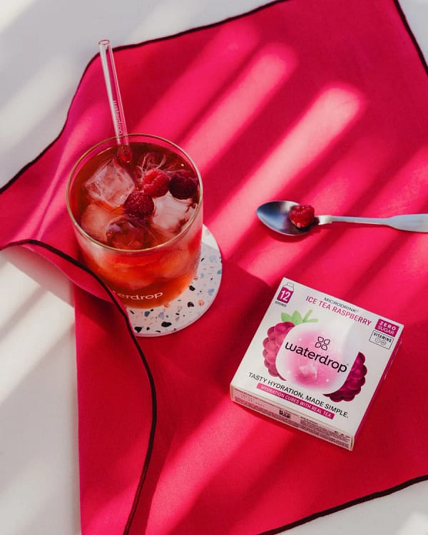 Microdrink - Thé glacé framboise - Waterdrop – Image 3