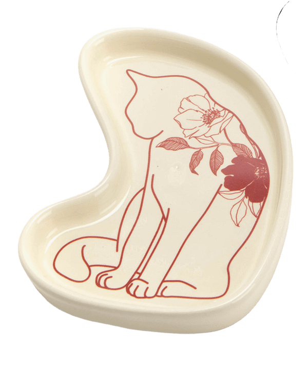 Coupelle chat - vide poche - blanc ou rose – Image 2
