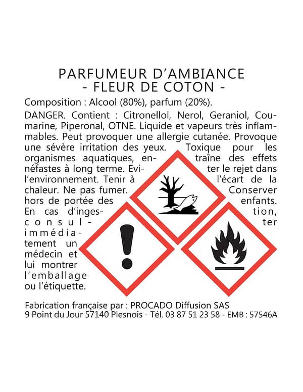 Spray d'ambiance - fleur de coton - Lumière du temps – Image 2