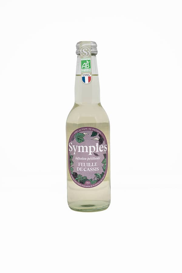 Boisson infusion pétillante - Feuille de cassis - 33 cl - Symples